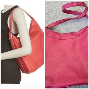 Matt & Nat Dwell Hobo Glance Vegan Leather Convertible Bag Coral